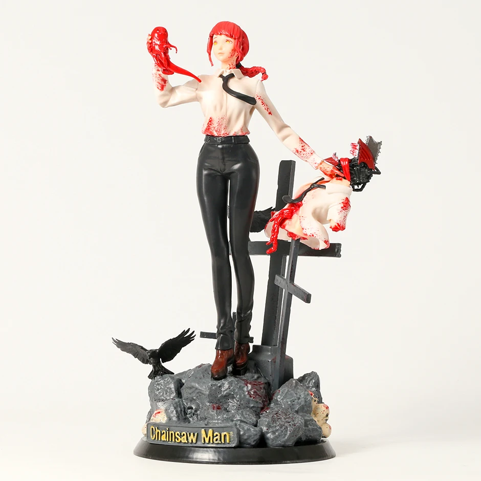 

31cm Figure Anime Chainsaw Man Makima Model Figurine Toy Collect Ornament Gift