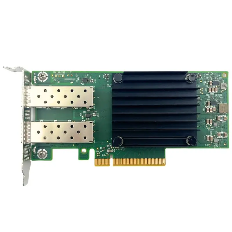 MCX512A Двухпортовая сетевая интерфейсная карта Ethernet SFP28 PCIe3.0 x8 MCX512A-ACAT