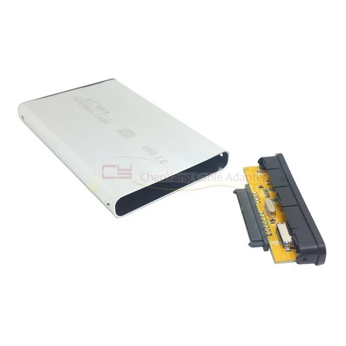 Корпус для внешнего жесткого диска 2 5 дюйма Sata 22pin 7 + 15 SSD к USB 3 0 ноутбука ПК VR Mac с
