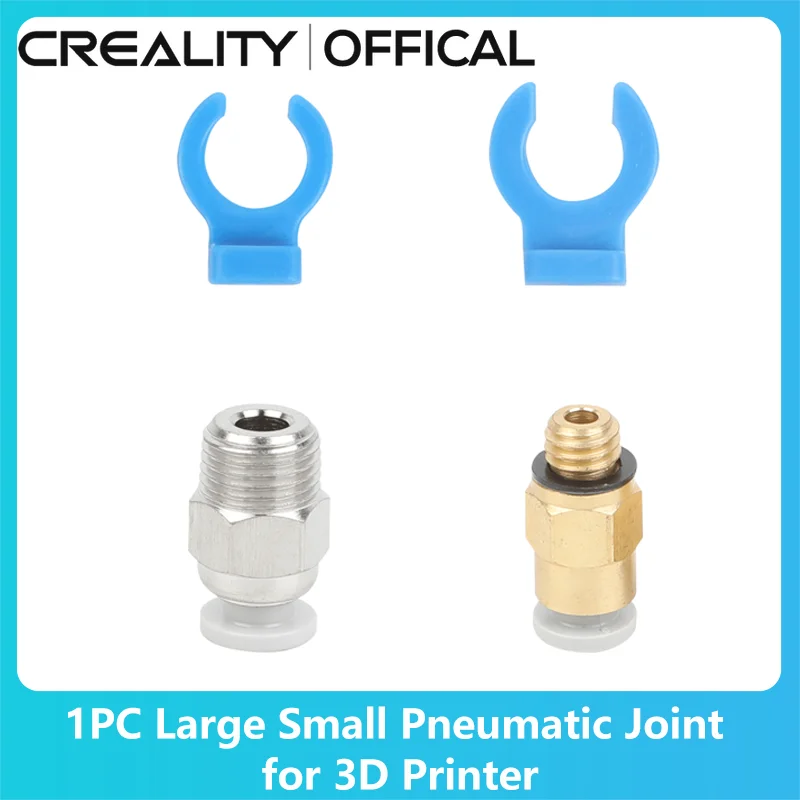 

CREALITY 3D Printer Accessories Small Pneumatic Joint 1PC Standard High precision for Various Kinds of 3D Printers