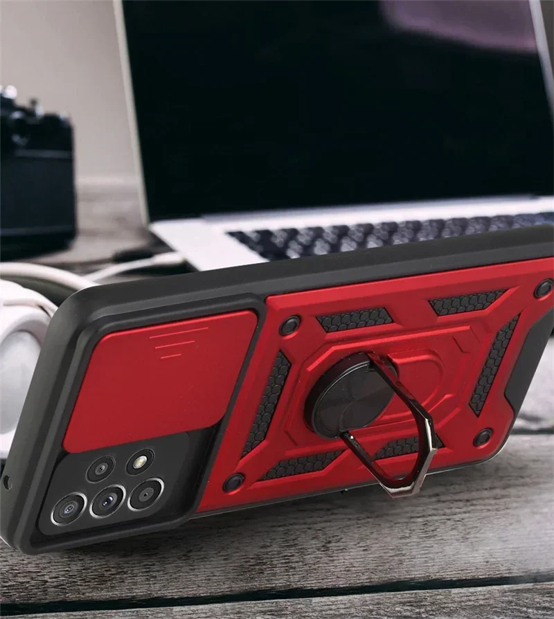 For Samsung Galaxy A52 5G Case Magnetic Finger Ring Holder Armor Cover for A72 A 72 52 S A52S SM-A525F/DS Cases