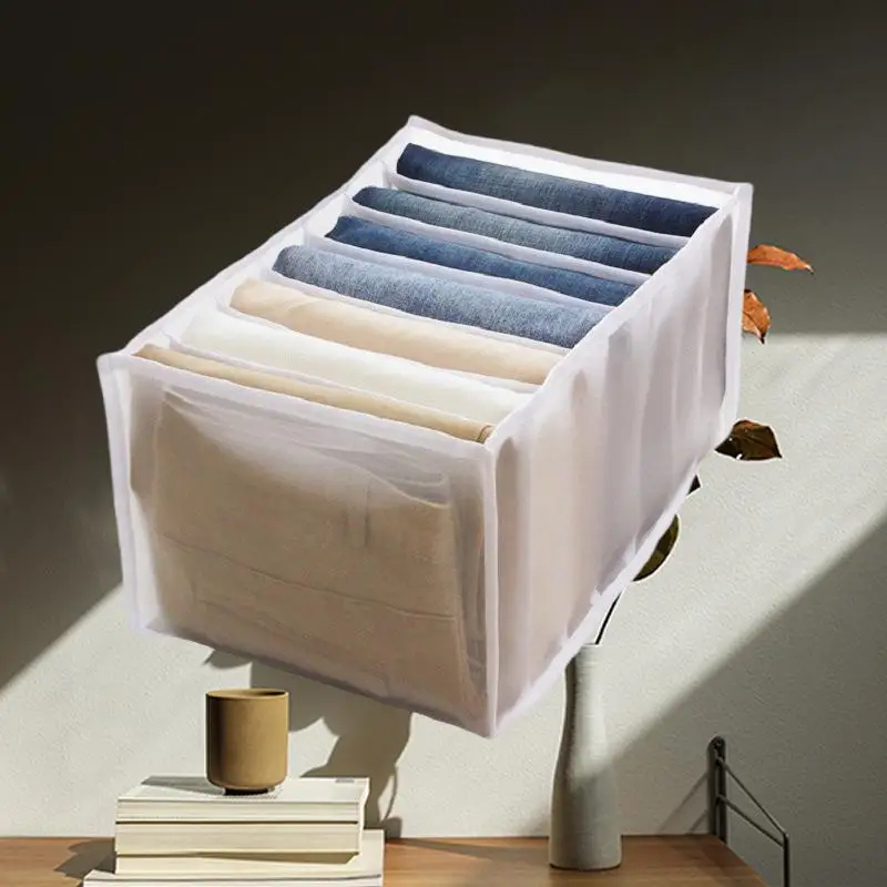 

Revolutionize Your Closet with the Ultimate Hassle-Free Jeans Compartmentalized Storage Box - Say Goodbye to Clutter and Hello