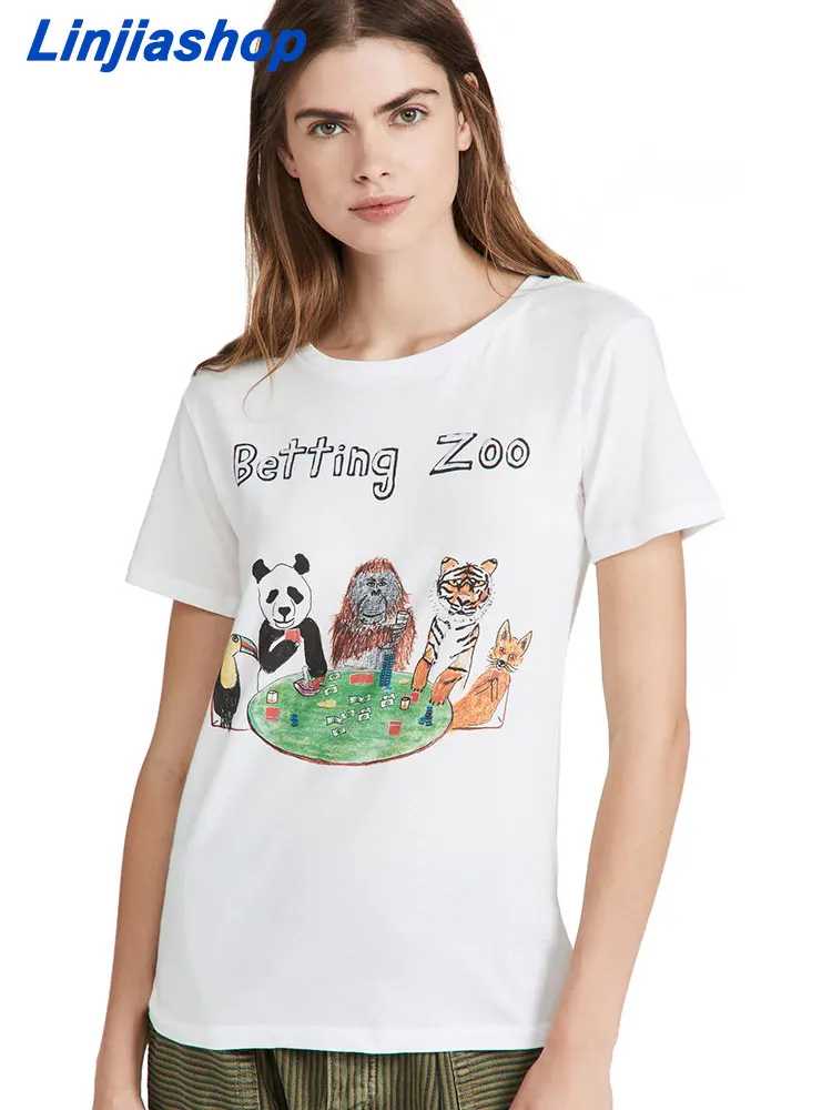 

Футболка женская летняя с коротким рукавом и круглым вырезом