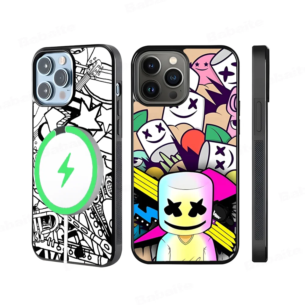 Уличный бренд чехол для телефона мальчиков и девочек магнитный iPhone 16 14 13 12 11 15 Pro Max