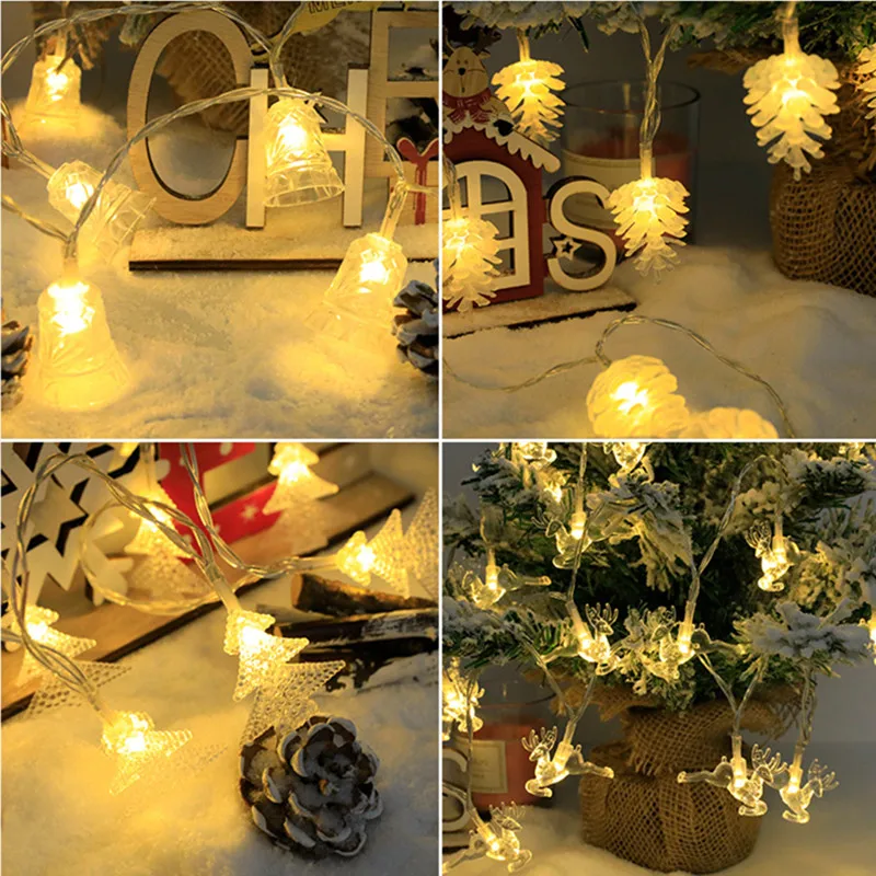 

Светодиодный ная гирлянда на рождественскую елку, подвесная гирлянда, рождественские украшения для дома, рождественские украшения, нового...