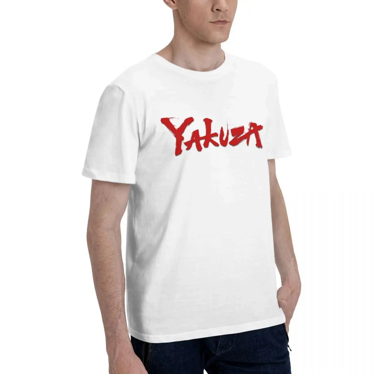 

Yakuza 1 Novelty Men's Basic Short Sleeve T-Shirt Novelty home Tops Tees