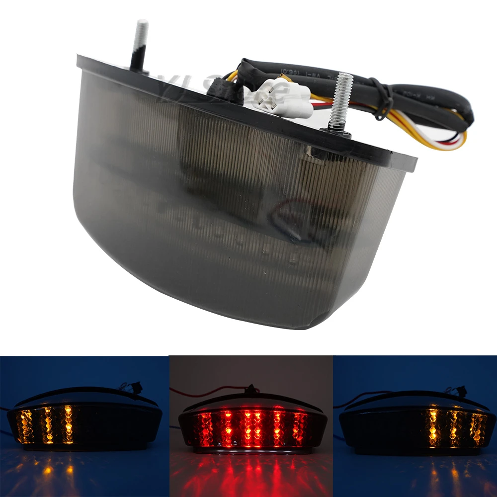 

Подходит для Ducati Monster 400 600 620 695 750 800 900 1000 1994-2008 мотоциклетный задний фонарь, стоп-сигналы поворота, встроенный светодиодный фонарь