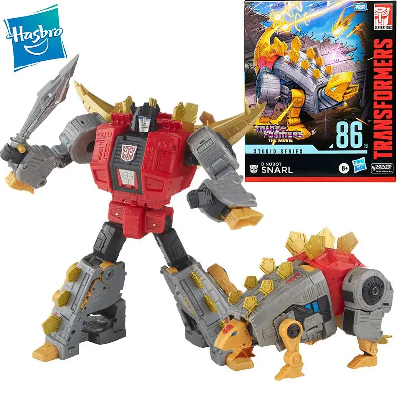 

Экшн-фигурка Hasbro Studio Series SS86-19 Leader Dinobot Snarl, робот-трансформер, аниме модель, коллекционные игрушки для мальчиков, подарок
