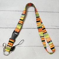 1 pc bohemia phone holder grip for universal neck wrist straps lanyards for key chains id card gym phone straps usb badge holder