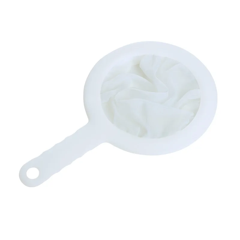 

100/200/400 Mesh Kitchen Nut Milk Filter Ultra-fine Mesh Strainer Nylon Mesh Filter Spoon for Soy Milk Coffee Yogurt Strainers