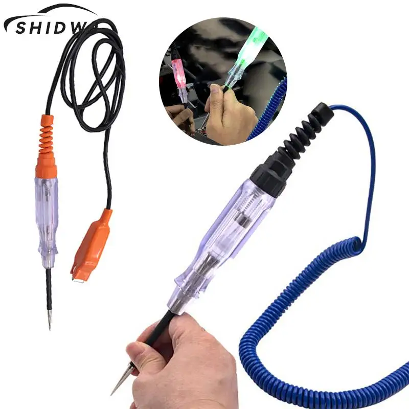 

Auto DC 6V 12V 24V DC Car Voltage Circuit Tester Long Probe Pen Automobile Repair Tools for Checking Circuits, Fuses, Switches