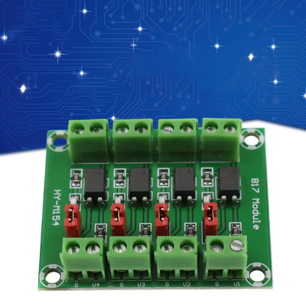 

1PCS 817 Optocoupler Isolation Board Voltage Converter Adapter Module 3.6-30V Driver Photoelectric Isolated Module dropship