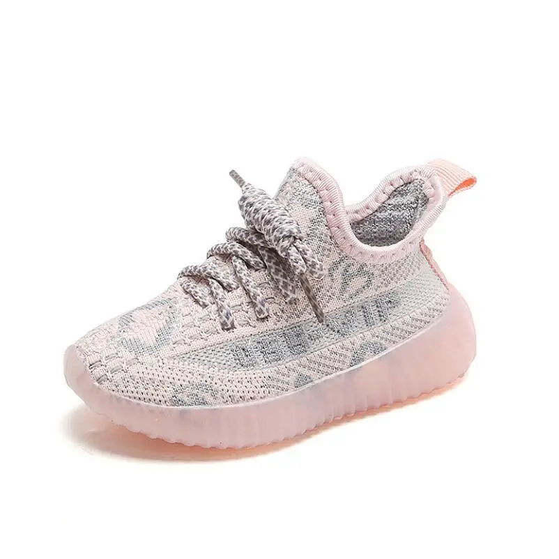 

Дышащая спортивная детская обувь, детские кроссовки из сетчатого материала, легкая повседневная обувь для бега для мальчиков и девочек, мод...