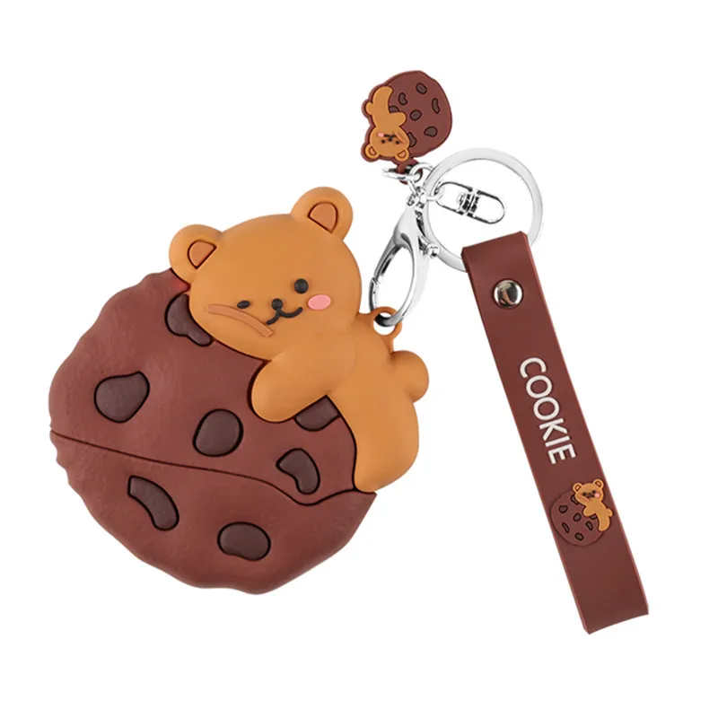 

Car key case cover Trumpchi gs4 gs3 gs8 m8 Aian Y V Splus charm 580 cartoon bear keychain