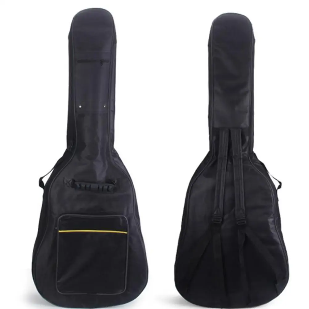 41-inch Classic Acoustic Electric Guitar Bag Thickened Waterproof 2-way Zipper Guitar Bag with Portable Shoulder Strap