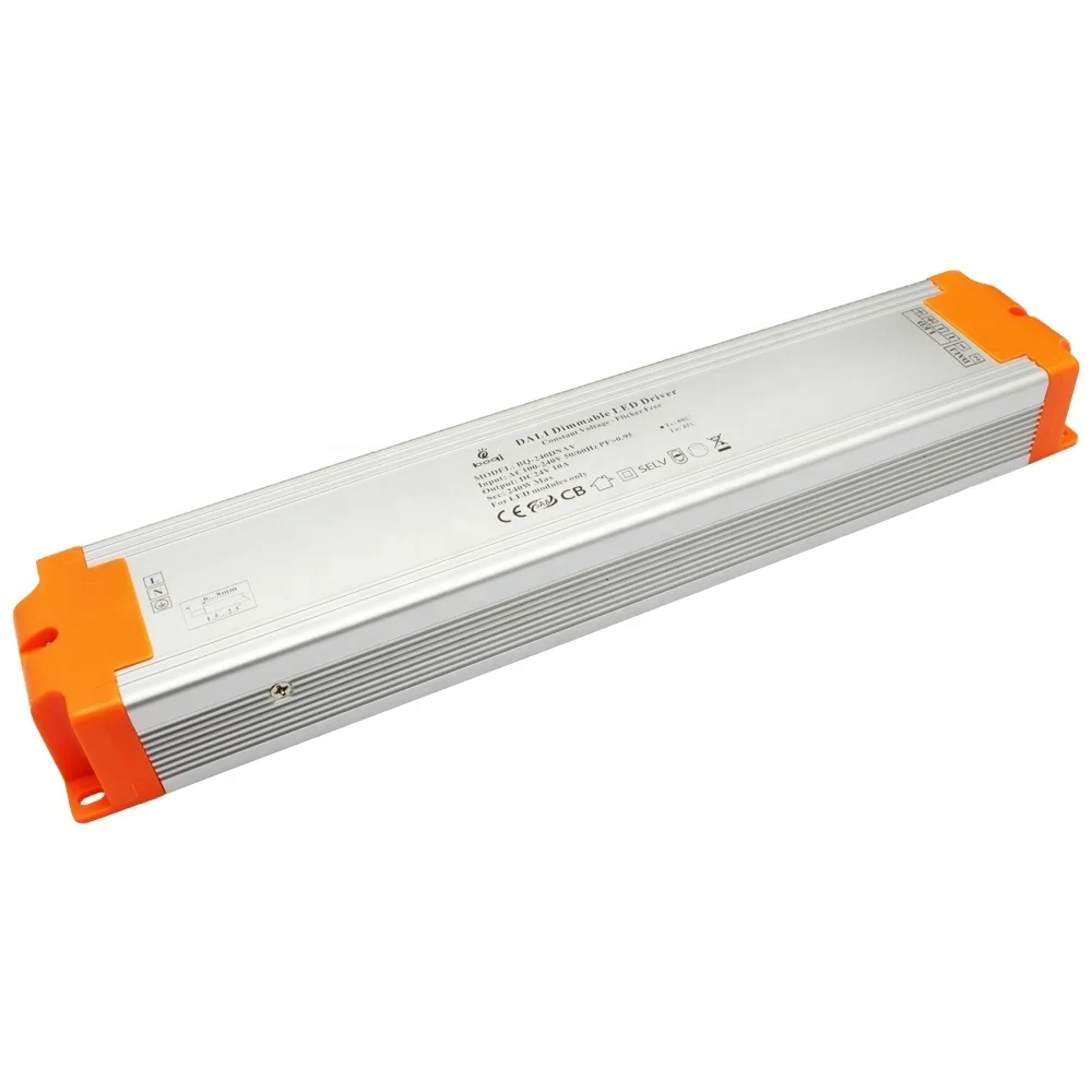 DALI Dimmable LED Driver 12v 24v 240W Flicker Free Constant Voltage Mode 5 Years Warranty