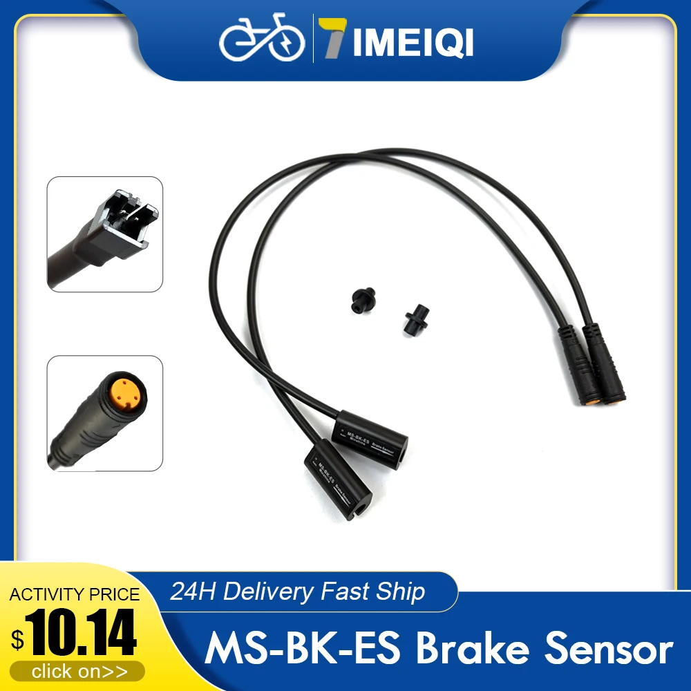 

Ebike Brake Sensor MS-BK-ES Waterproof SM Connector Electric Bicycle Cut Off Power Hydraulic Brake Sensor for City Bikes Parts