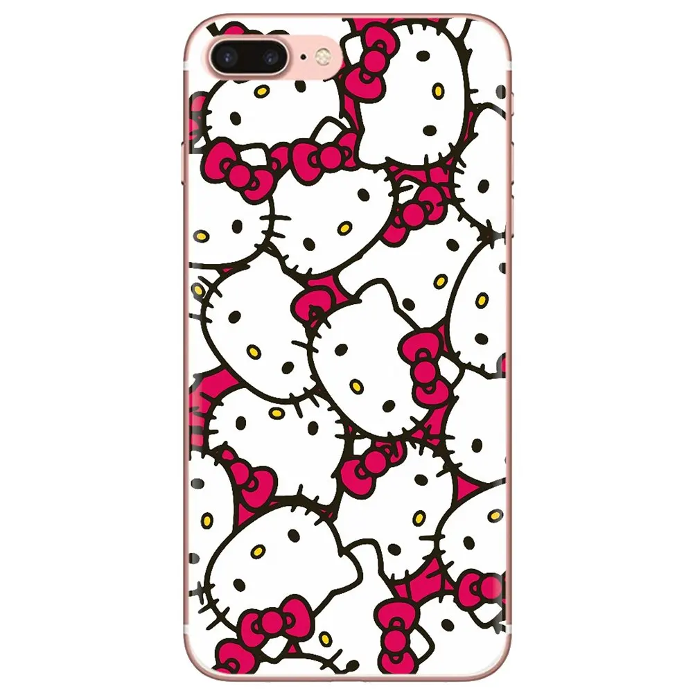 Силиконовый чехол с рисунком hello Kitty для Huawei Honor 6 6A 7 7X 7A 7C 8 8C 8X 9 9X 10 10i 20 Lite Play Pro