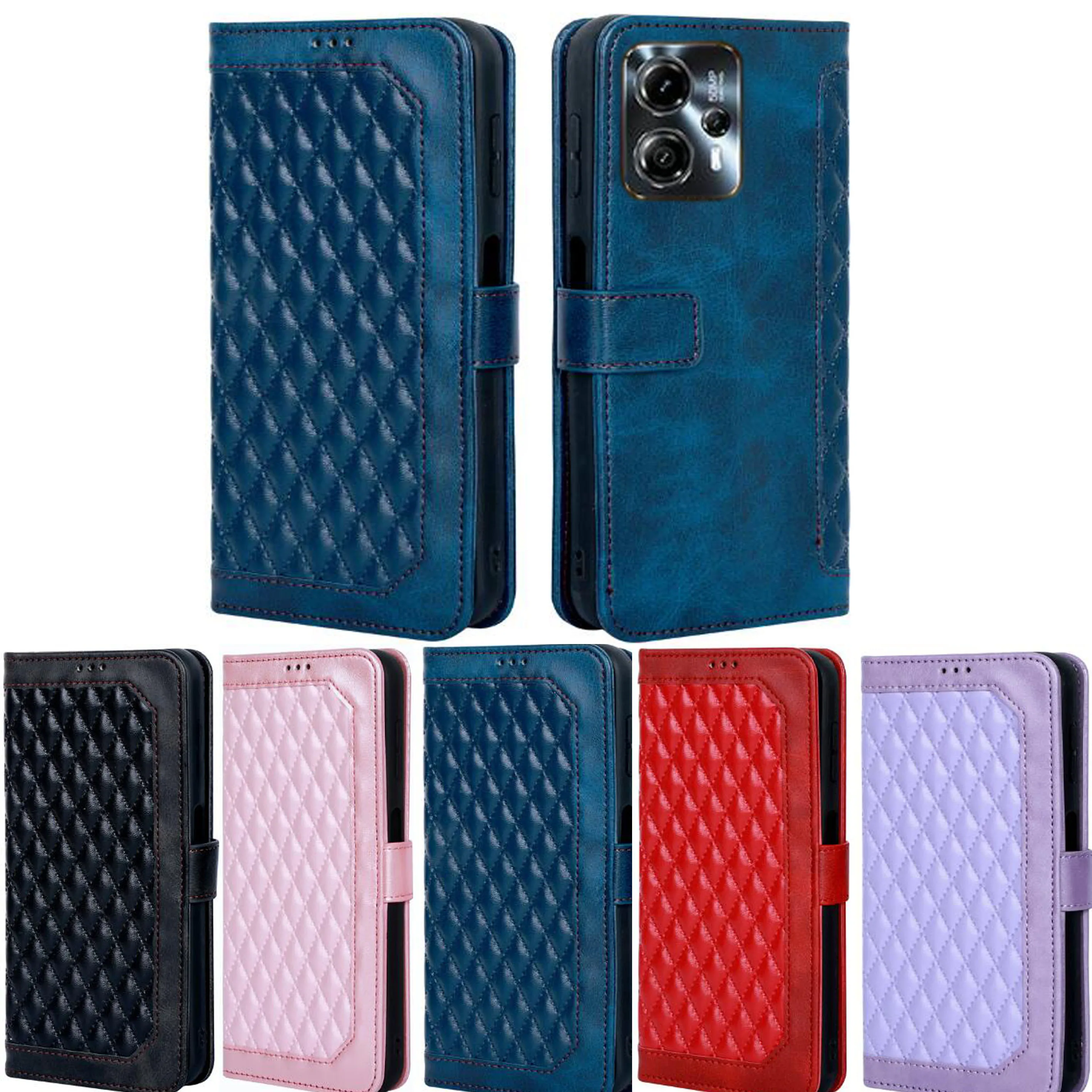 Защитный чехол для Motorola MOTO G23 G13 G53 G73 G42 G32 G72 G62 5G MotoG23 Кожаные чехлы бумажники