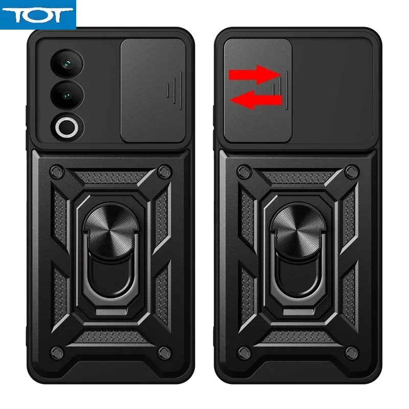 Armor Funda для OnePlus Nord CE 4 Lite CE4 5G чехол слайд-защита объектива One Plus NordCE4 кольцевой