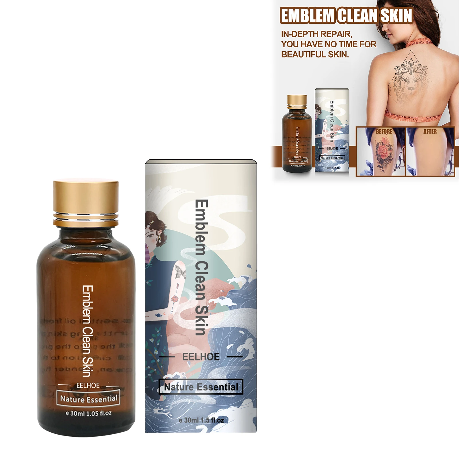

4 Weeks Tattoo Removal 30ml Color Fade Removing Skin Tags Natural Fading System To Modify New Time In Eyebrow EyelinerBug Agent
