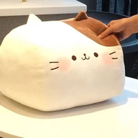 daily order prize figure neko atsume down cotton soft lying cat big steamed bread anime plush toy doll pillow cat plush 7 12y