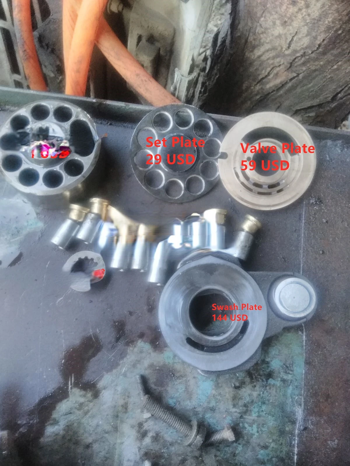 Аксессуары для экскаватора Φ Гидравлический поршневой насос мини-экскаваторов