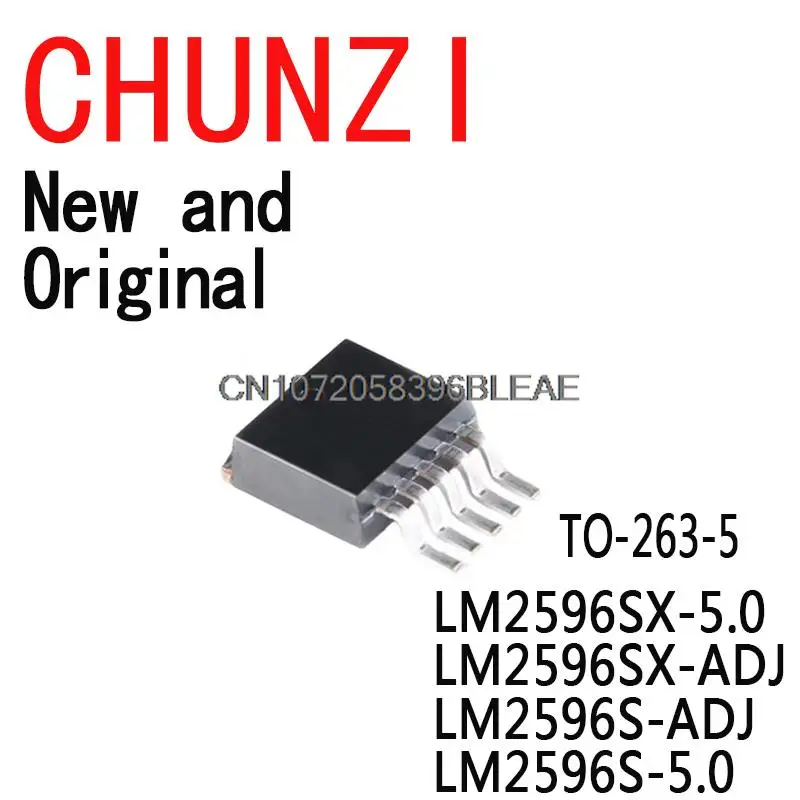 10 шт., новинка и оригинал, модель LM2596 LM2596S TO-263-5 LM2596S