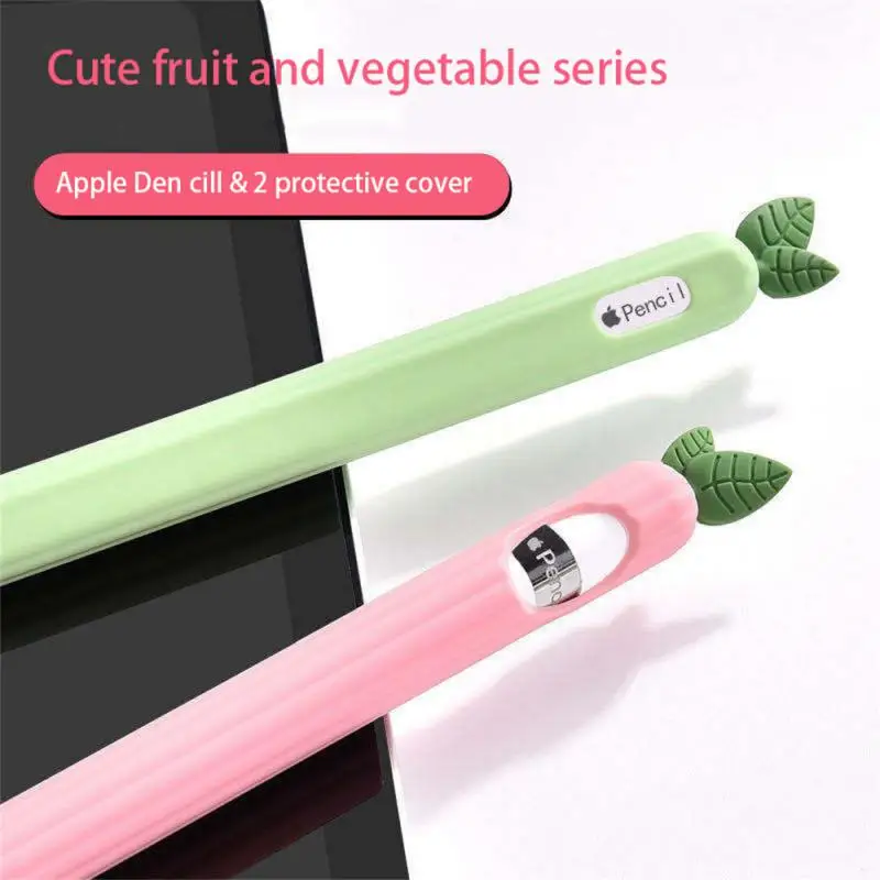 

Portable Cartoon Creative Pen Case Universal Silicone Anti Slip Protective Case Suitable For Apple Pencil Gen 1 And Gen 2