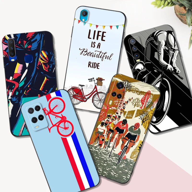 Фонарь для Vivo Y85 Y89 Y91C Y90 Y91i Y91 Y95 Y93 Y93S черный чехол ТПУ Y83 T1X 4G задняя крышка