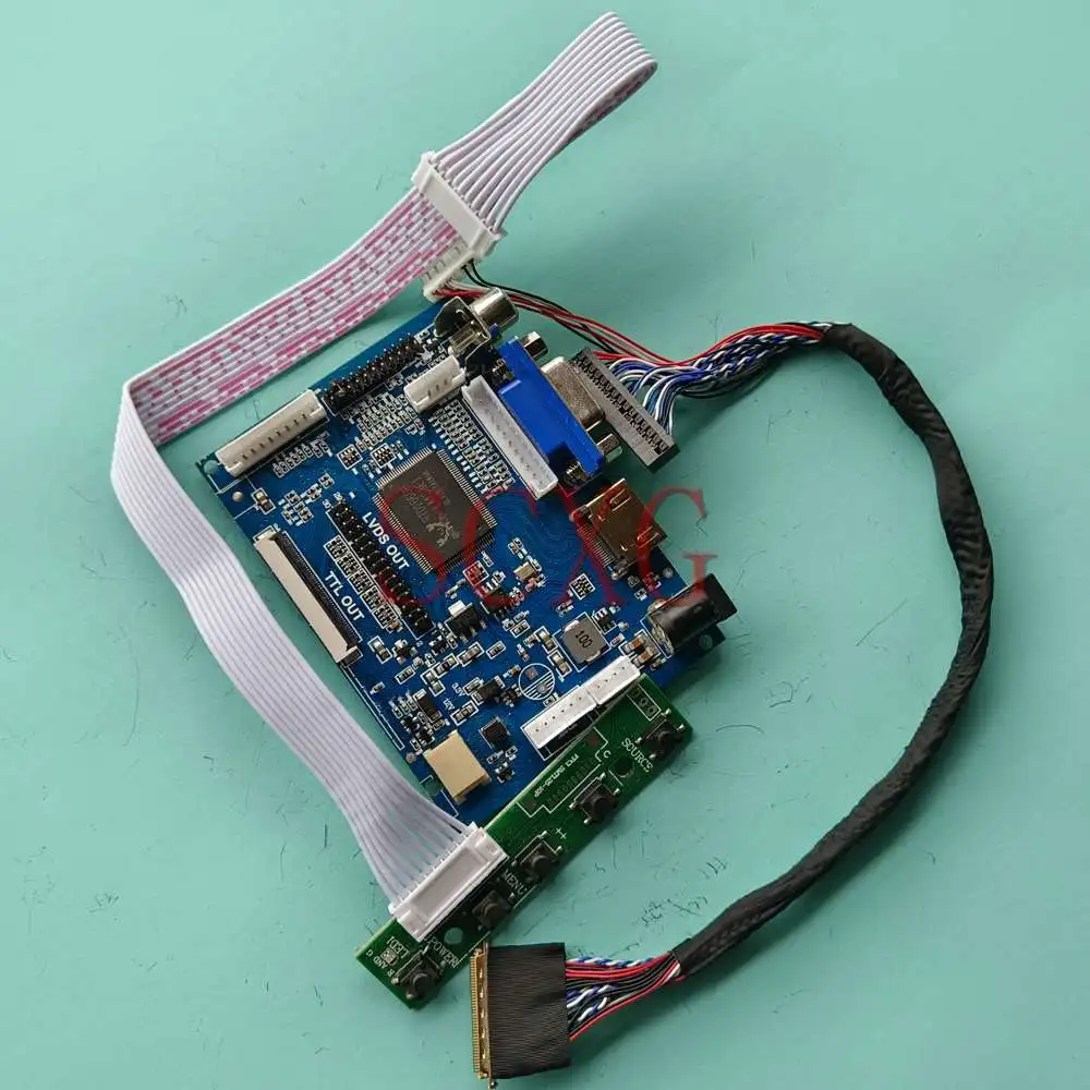 

LCD Matrix Controller Driver Board For B156RW01 V1 40 Pins LVDS 1600*900 Laptops Kit DIY 15.6" VGA+2AV+HDMI-Compatible