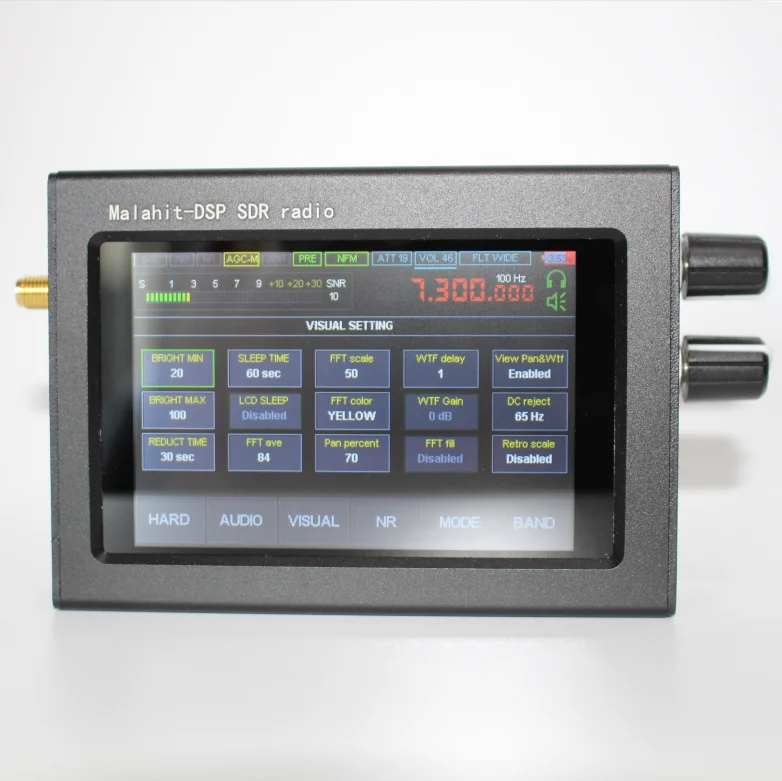 V1.10C 50 кгц-2 ГГц Malachite SDR радио обновление по Malahit DSP приемник/3 5
