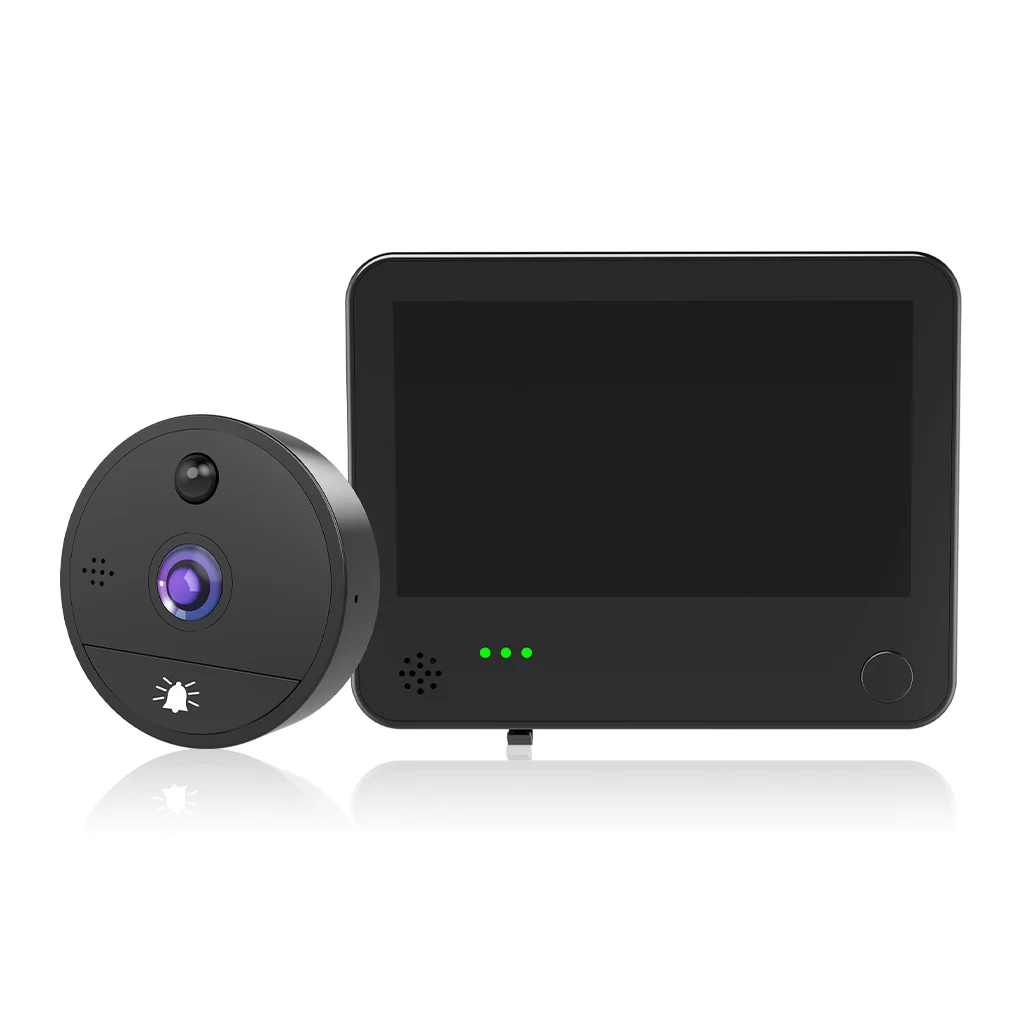 

Камера дверного звонка WiFi 2,4G ИК-ИК ночного видения 1080P умный дверной звонок Домофон для просмотра домашней безопасности