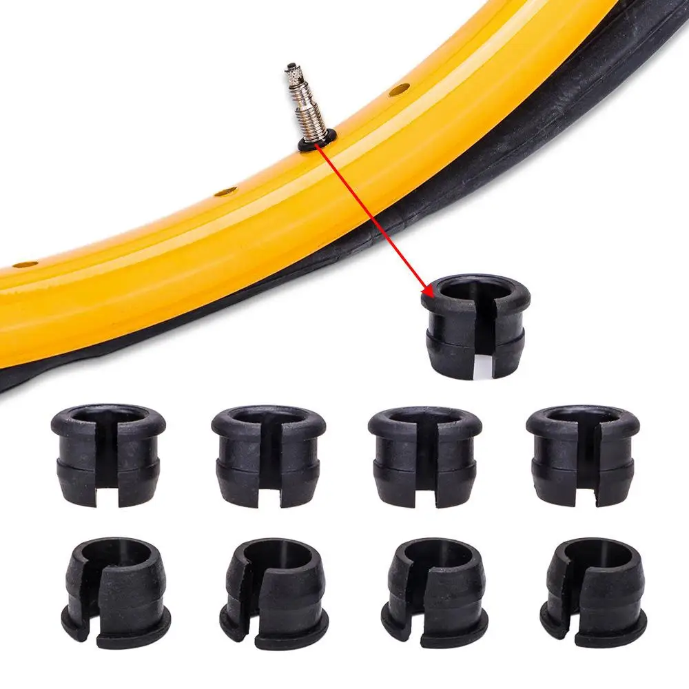 Valve Converter Mtb Road Bike Schrader Valve Rim Convert To Presta Valve Inner Tube Adapter Rubber Plug Accessories