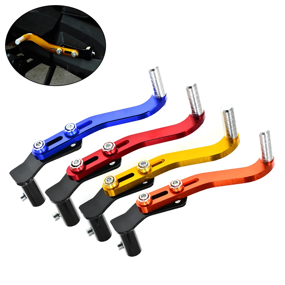 

Алюминиевый складной рычаг переключения передач для мотоцикла, внедорожного велосипеда, квадроцикла, подходит для Honda, Yamaha, Kawasaki, Suzuki LF150