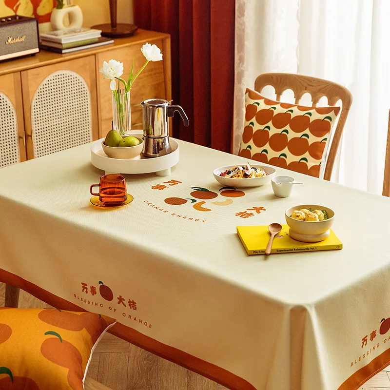 

Tea table cloth waterproof small fresh rectangular table cloth_AN2363