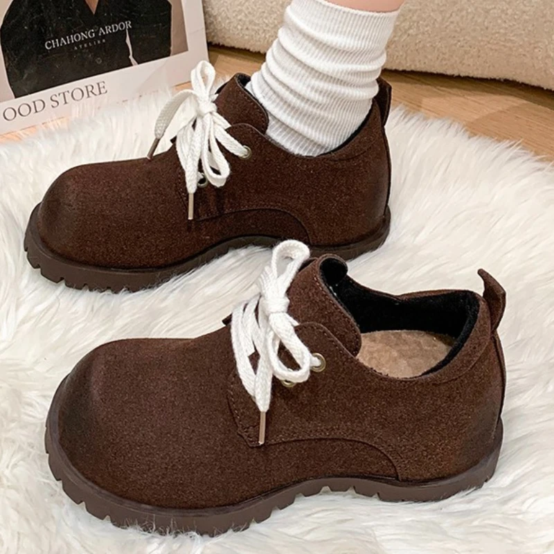 Женские ботильоны повседневные кроссовки на плоской подошве замшевая обувь