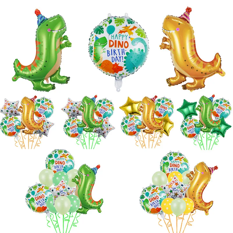 

Dinosaur Party Balloon Dinosaur Birthday Party Foil Balloons Kids Wild Animal Jungle Birthday Party Decorations