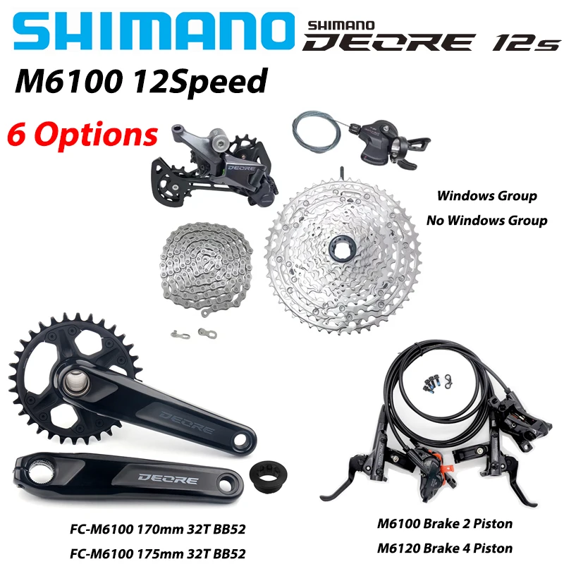 Shimano Deore M6100 1x12-скоростной Задний Переключатель Для Горного Велосипеда Материал