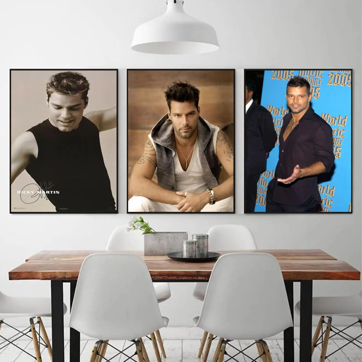 

Ricky Martin poster 24x36 Wall Art Canvas Posters Decoration Art Poster Personalized Gift Modern Family bedroom Painting