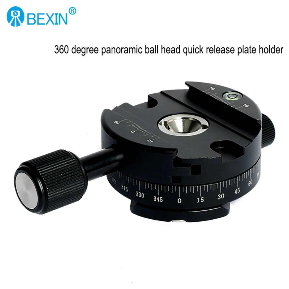 360° Panoramic Photography Accessories Dslr Camera Tripod Head Mount Arca Swiss Quick Release Plate Adapter Clamp with 1/4 Screw - купить по