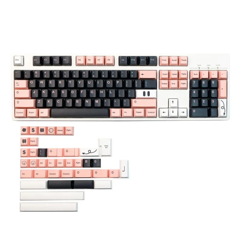 140 клавиш/комплект клавиши GMK трюфельшвейьский колпачки для клавиш PBT с