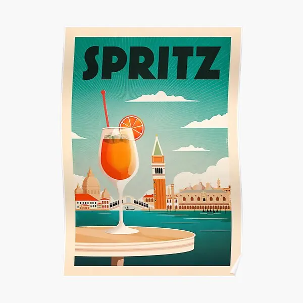 

Винтажный аперловый постер Венецианская комната Забавный художественный принт Декор современный картины для украшения стен домашний винт...