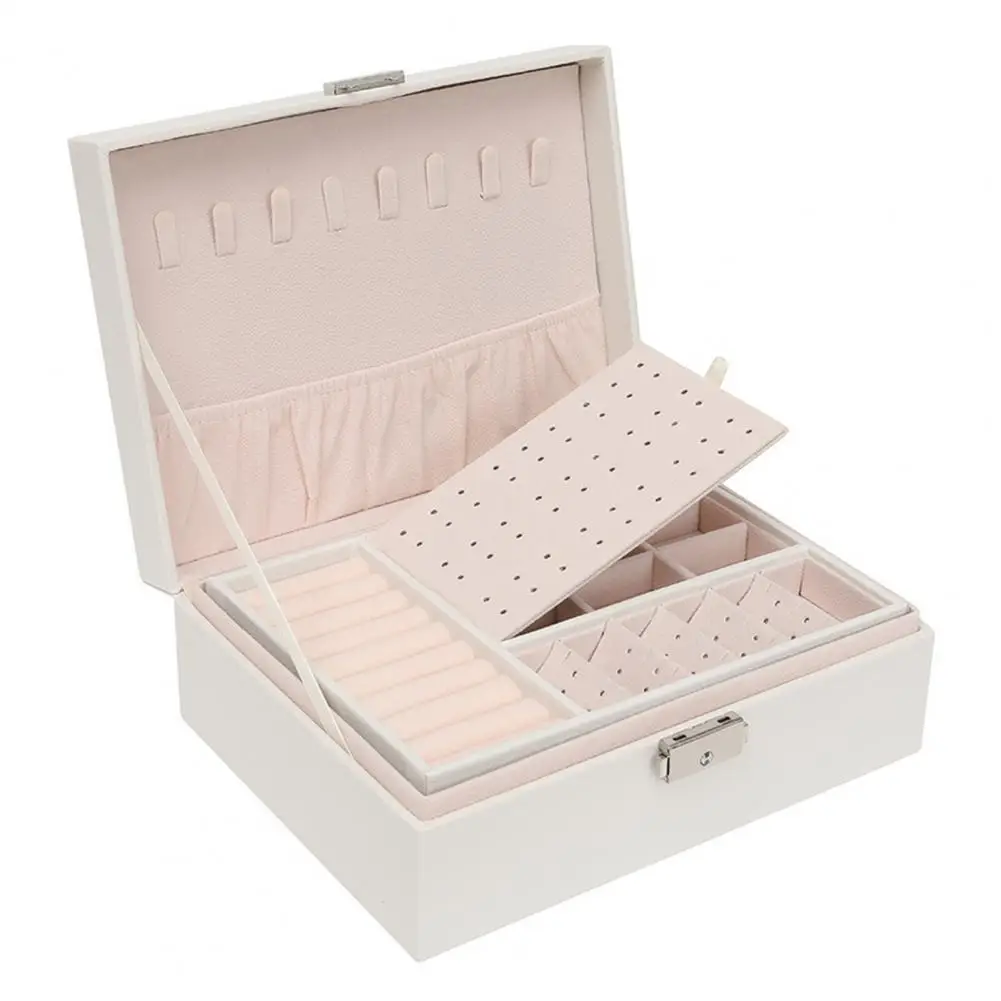 

Bracelet Organizer Terrific Separate Grids Empty Bracelet Organizer Space-saving Anti-oxidation Necklace Storage Container