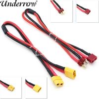 female deans xt60t plug to male xt60t connector adapter 14awg 30mm extension cable leads adapte for rc lipo battery
