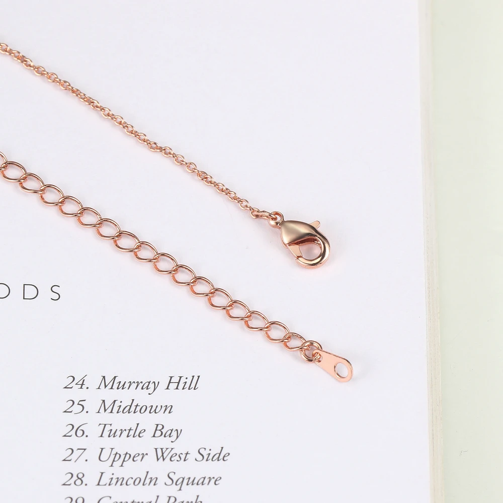 Ожерелье ZHOUYANG для женщин в классическом простом стиле кулон форме цветка с