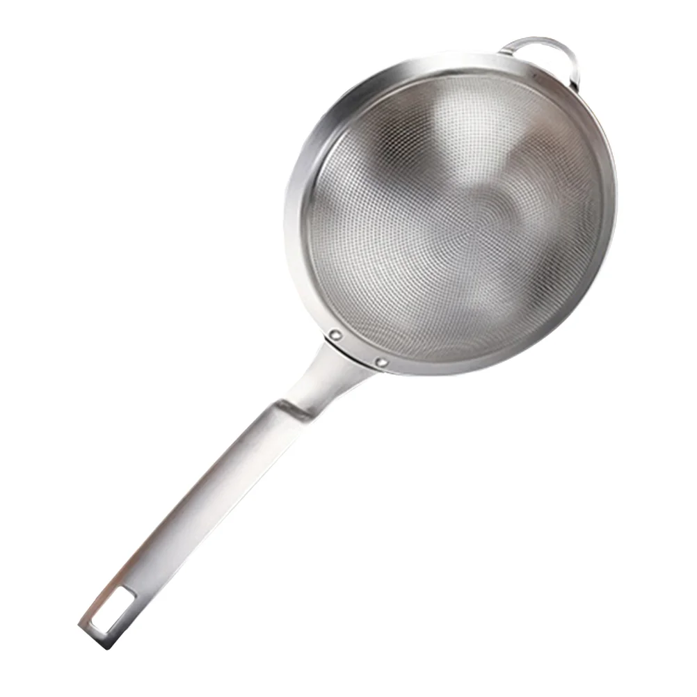 

Hot Pot Spoon Strainer Colander Stainless Steel Flour Sifter Skimmer Cooking Oil Fine Mesh Sieve Filter Slotted Ladle