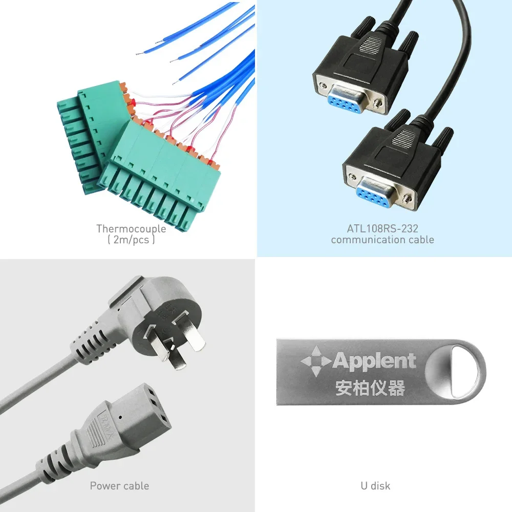 AT4708V -200C-1300C поддержка PT100 CU50 DCV 8-канальный измеритель температуры