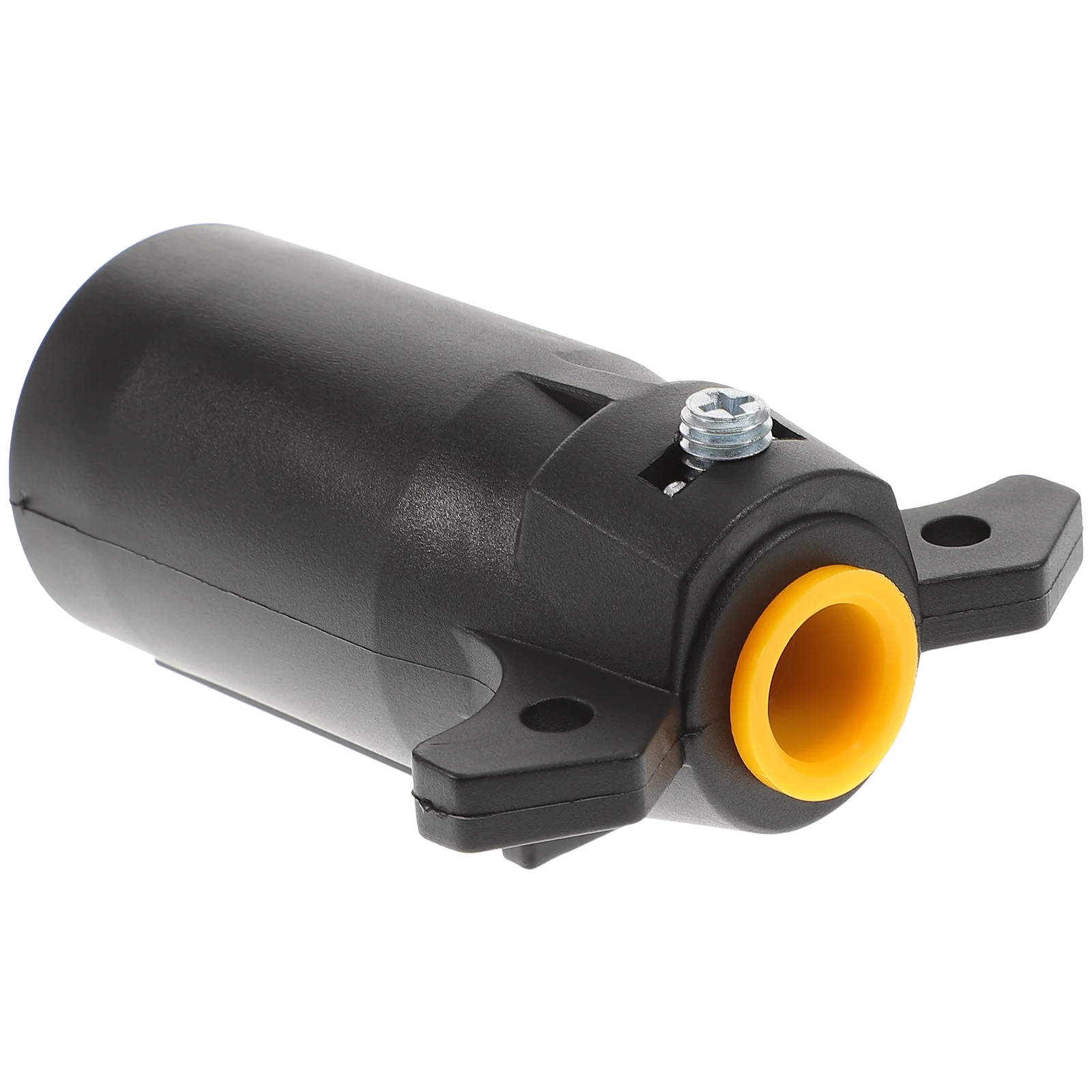 7 Pin RV Trailer Light Connector Adapter Plug Wiring with US Black connector plug