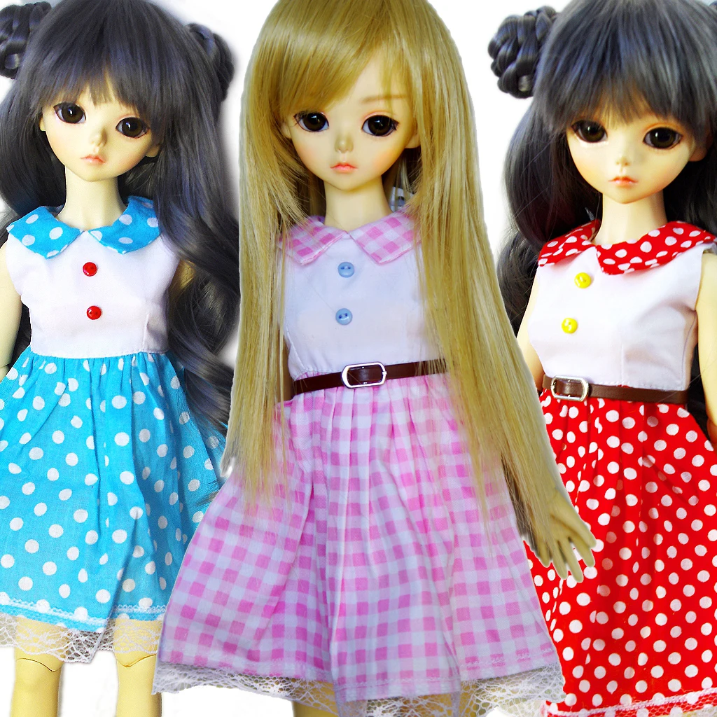 [Wamami] 124 # Розовая/красная/синяя фотосессия/платье 1/4 MSD 1/6 SD DZ AOD BJD Dollfie